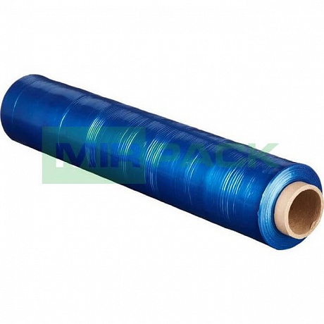 Стрейч-пленка для паллет 500 мм 20 мкм 1 кг синяя - Вид 1